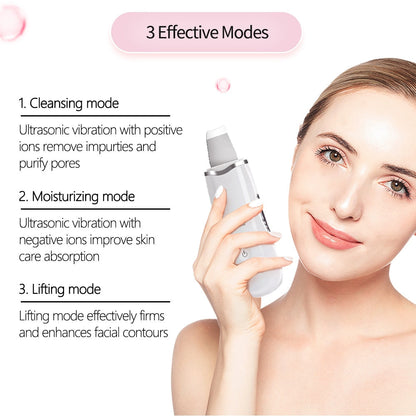 Ultrasonic Face Skin Scrubber