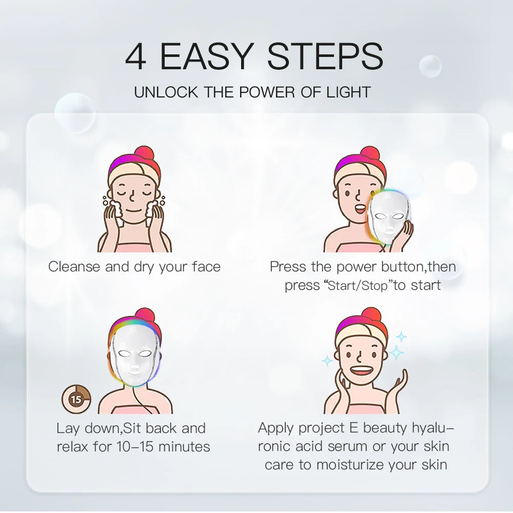 LED Light Therapy Rejuvenation Mask