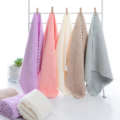 Quick-Dry Coral Velvet Towels