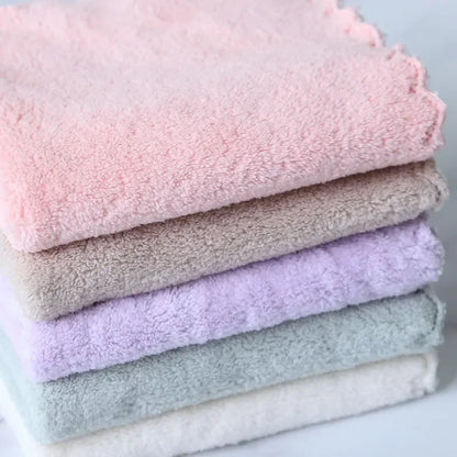 Quick-Dry Coral Velvet Towels