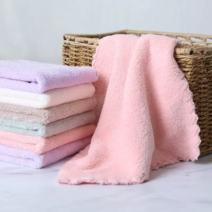 Quick-Dry Coral Velvet Towels